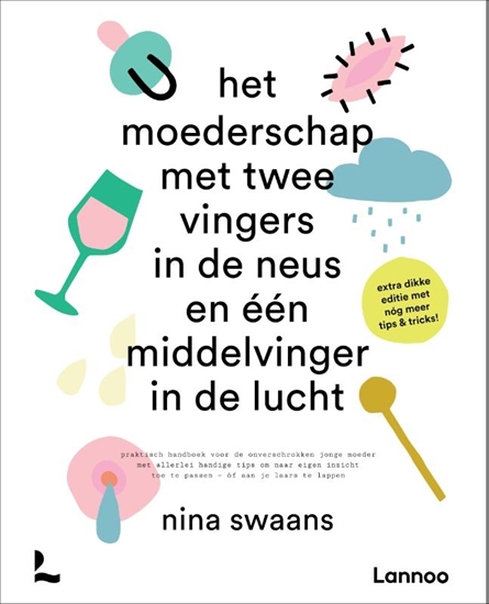 Afbeelding van Het moederschap met twee vingers in de neus en een middelvinger in de lucht