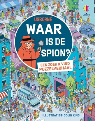 Afbeeldingen van Waar is de spion / Een zoek & vind puzzelverhaal