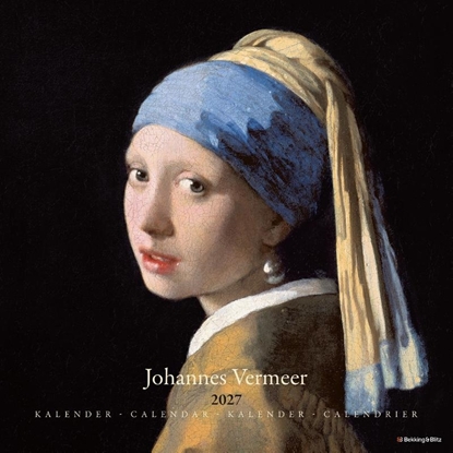 Afbeeldingen van Vermeer maandkalender 2027