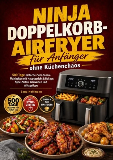 Afbeelding van Ninja Doppelkorb-Airfryer für Anfänger ohne Küchenchaos