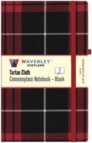 Afbeelding van Waverley Scotland Tartan Cloth Commonplace Notebooks MacQueen of Skye Tartan Blank Notebook: Large 21cm x 13cm