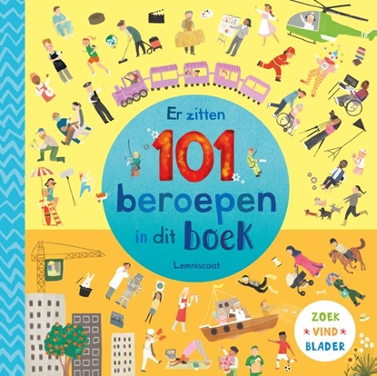 Afbeeldingen van Er zitten 101 beroepen in dit boek