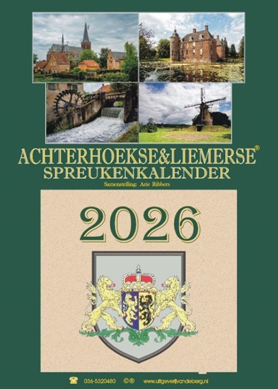 Afbeelding van Achterhoekse & Liemerse spreukenkalender 2026