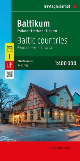 Afbeelding van F&B Wegenkaarten F&B Wegenkaart Baltische Staten