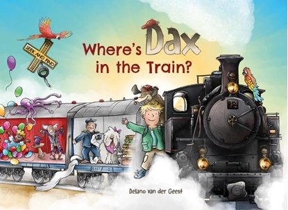 Afbeeldingen van Where's Dachshund Dax? In the Train