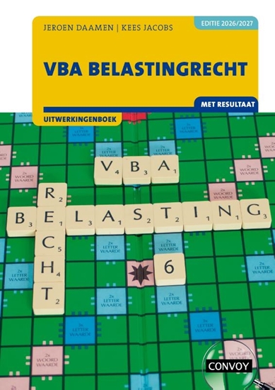 Afbeelding van VBA Belastingrecht met resultaat 2026/2027 Uitwerkingenboek