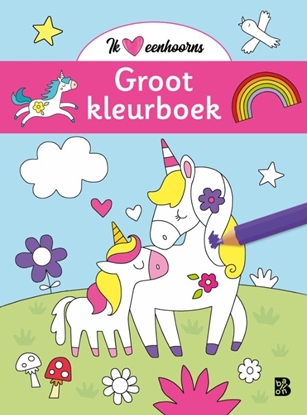 Afbeeldingen van Eenhoorns Groot kleurboek