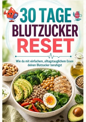 Afbeeldingen van 30 Tage Blutzucker-Reset: Wie du mit einfachem, alltagstauglichem Essen deinen Blutzucker beruhigst