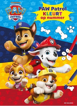 Afbeeldingen van Paw Patrol PAW Patrol kleurt op nummer
