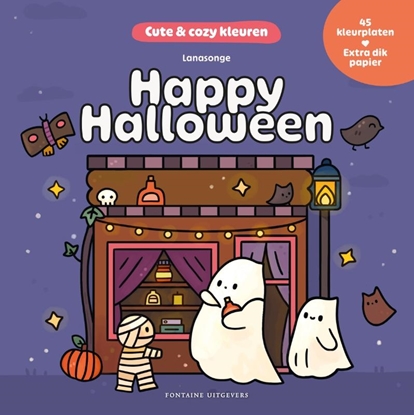 Afbeeldingen van Cute & cozy kleuren Happy Halloween