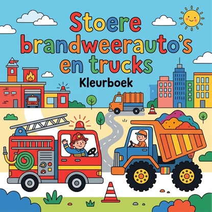 Afbeeldingen van Stoere brandweerauto's en trucks