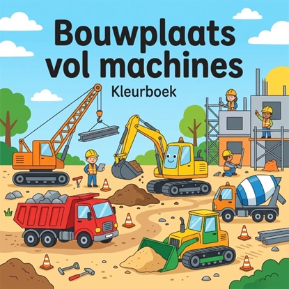 Afbeeldingen van Bouwplaats vol machines