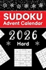 Afbeelding van Sudoku Advent Calendar 2026 Hard: Christmas Countdown with 144 Challenging Puzzles from Hard to Extreme
