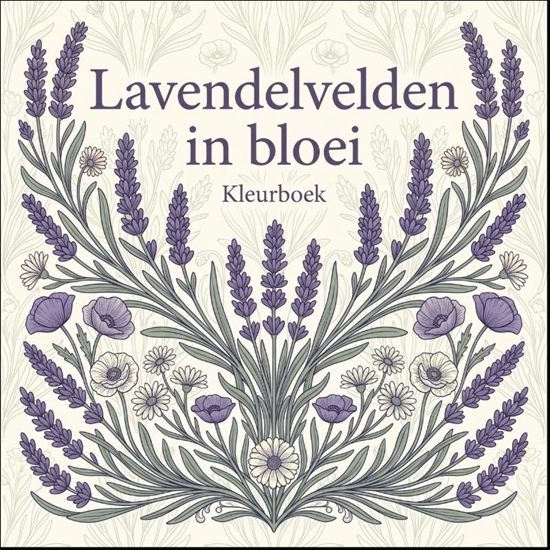 Afbeelding van Lavendelvelden in bloei