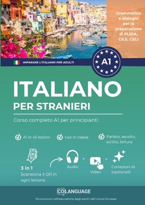 Afbeeldingen van Imparare l'italiano per stranieri: Corso completo A1 per principianti con audio