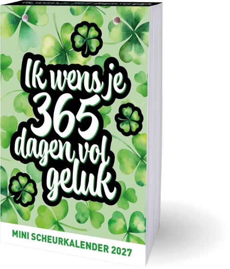 Afbeelding van Ik wens je 365 dagen vol geluk mini scheurkalender - 2027