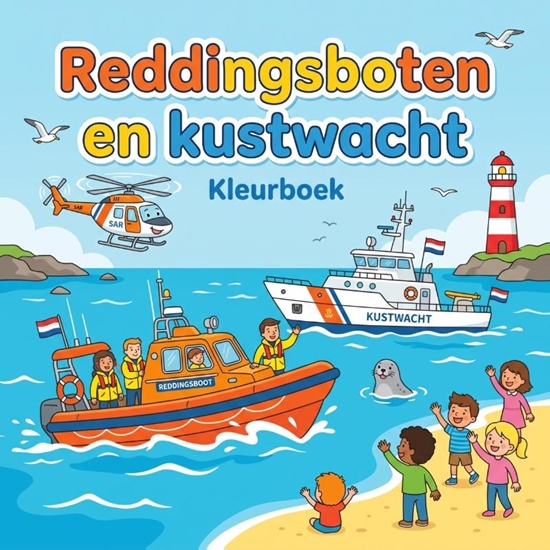 Afbeelding van Reddingsboten en kustwacht