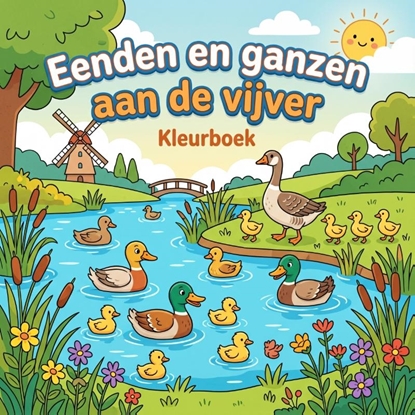 Afbeeldingen van Eenden en ganzen aan de vijver