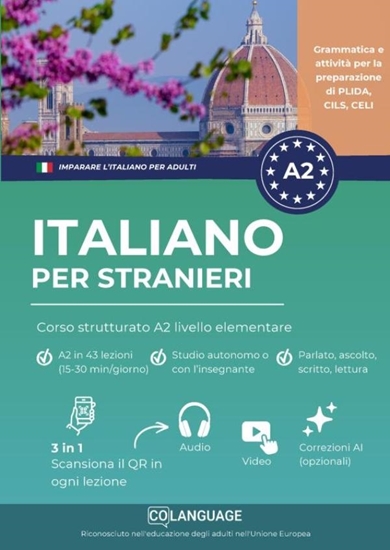 Afbeelding van Italiano per stranieri: corso strutturato A2 livello elementare