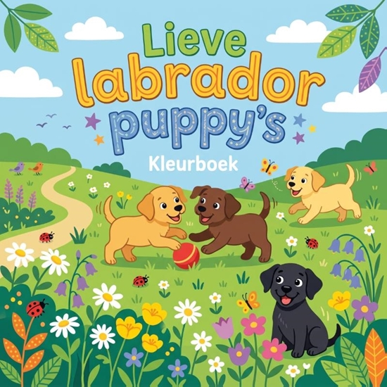 Afbeelding van Lieve labrador puppy's