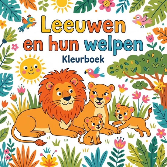 Afbeelding van Leeuwen en hun welpen