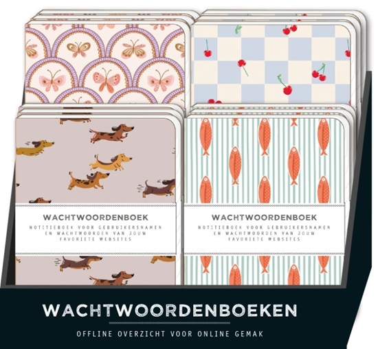 Afbeelding van Display wachtwoordenboeken 4 x 4 ex.