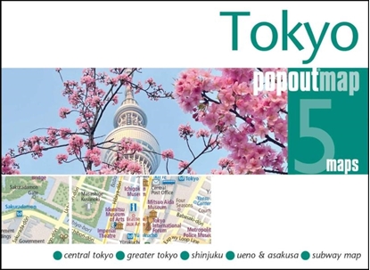 Afbeeldingen van PopOut Maps Tokyo PopOut Map