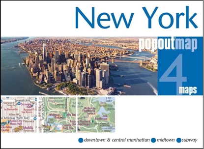 Afbeeldingen van PopOut Maps New York PopOut Map - pocket size, pop up map of new york city