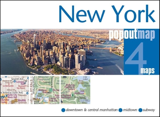 Afbeelding van PopOut Maps New York PopOut Map - pocket size, pop up map of new york city
