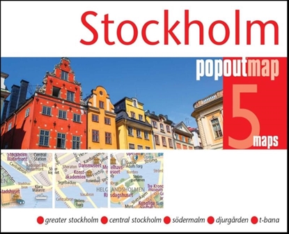 Afbeeldingen van PopOut Maps Stockholm PopOut Map - pocket-size, pop up map of Stockholm city centre