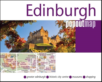 Afbeeldingen van PopOut Maps Edinburgh PopOut Map - pocket size, pop up map of Edinburgh city centre