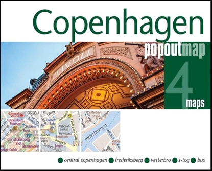 Afbeeldingen van PopOut Maps Copenhagen PopOut Map - pocket size, pop up map of Copenhagen city centre