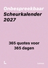 Afbeelding van Onbespreekbaar Scheurkalender 2027