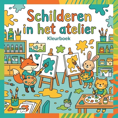 Afbeeldingen van Schilderen in het atelier
