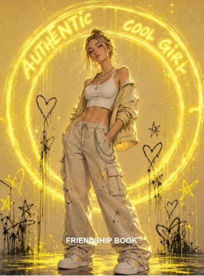 Afbeelding van Authentic cool girl - FRIENDSHIP BOOK (English) - Yellow