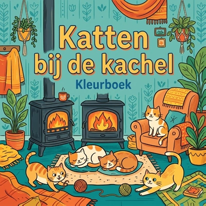 Afbeeldingen van Katten bij de kachel