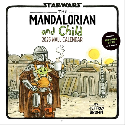 Afbeeldingen van Star Wars The Mandalorian and Child 2027 Wall Calendar