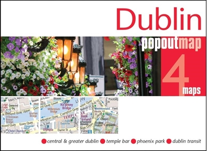 Afbeeldingen van PopOut Maps Dublin PopOut Map - pocket size, pop up map of Dublin city centre