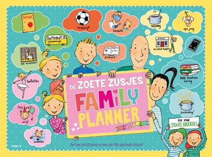 Afbeeldingen van De Zoete Zusjes De Zoete Zusjes family planner 2027