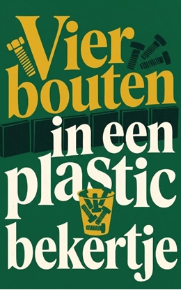 Afbeeldingen van Vier bouten in een plastic bekertje