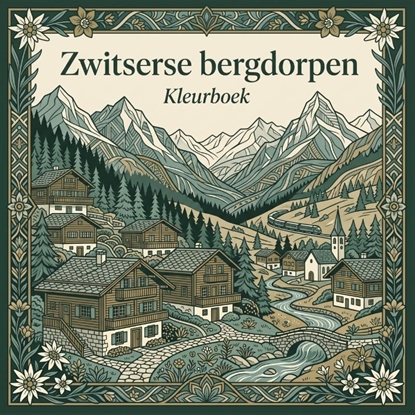 Afbeeldingen van Zwitserse bergdorpen