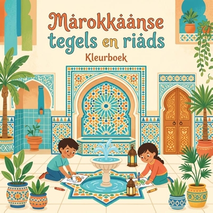 Afbeeldingen van Marokkaanse tegels en riads