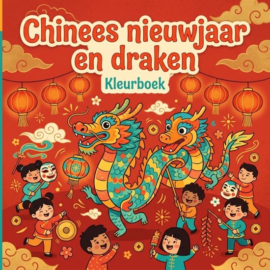 Afbeelding van Chinees nieuwjaar en draken