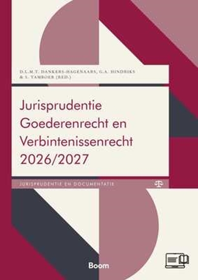 Afbeelding van Boom Jurisprudentie en documentatie Jurisprudentie Goederenrecht en Verbintenissenrecht 2026/2027