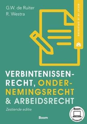 Afbeeldingen van Recht in je opleiding Verbintenissenrecht, ondernemingsrecht & arbeidsrecht