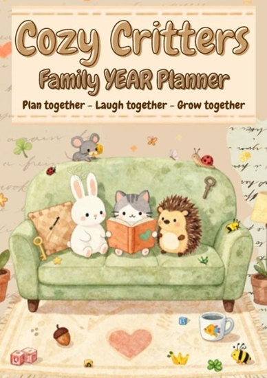 Afbeelding van Cozy Critters Family Planner