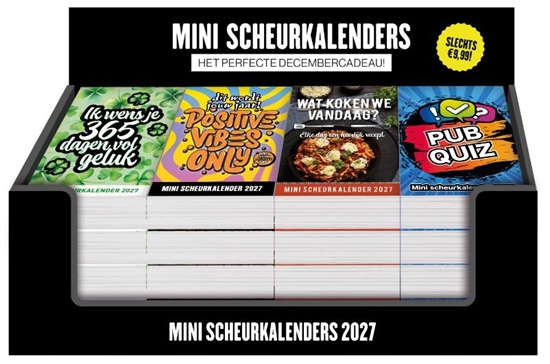 Afbeelding van Display mini scheurkalenders 4 x 4 ex. - 2027