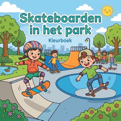 Afbeeldingen van Skateboarden in het park