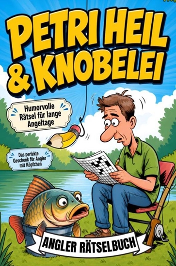 Afbeelding van Petri Heil & Knobelei - Angler Rätselbuch