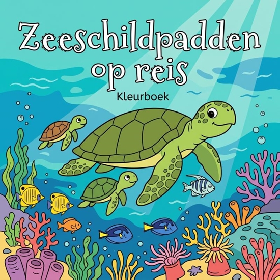 Afbeelding van Zeeschildpadden op reis